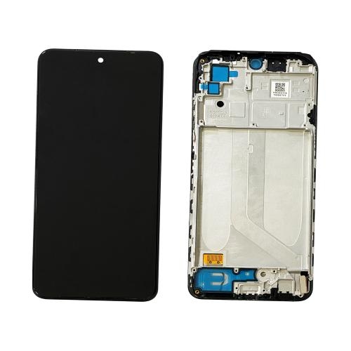 LCD XIAOMI REDMI NOTE 10 4G / NOTE 10S 4G BLACK WITH FRAME (Original Packing)