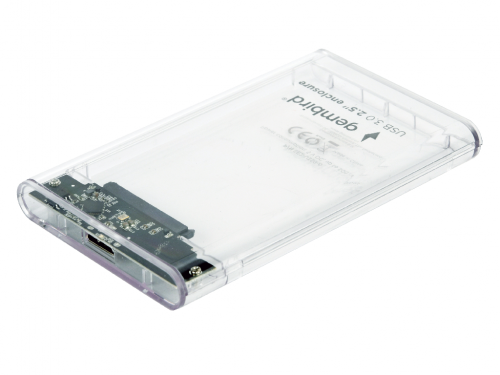 '2.5'' SATA HDD External Case (USB 3.0),  Transparent plastic, 9.5 mm, Gembird ''EE2-U3S9-6''-