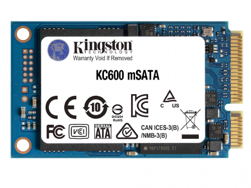 2.5 SATA SSD  512GB  Kingston KC600  [R/W:550/520MB/s, 90K/80K IOPS, SM2259, 3D NAND TLC]