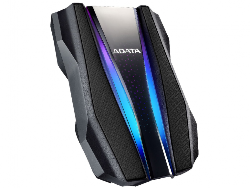 1.0TB (USB3.2) 2.5' ADATA HD770G RGB IP68 Rugged, Water/Shock/Dustproof, Black (AHD770G-1TU32G1-CBK)