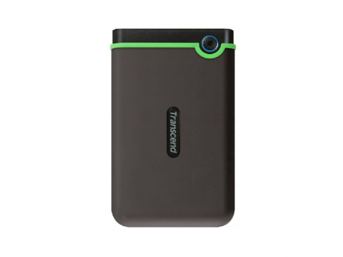 4.0TB (USB3.1) 2.5' Transcend 'StoreJet 25M3S', Iron Gray, Rubber Anti-Shock, One Touch Backup