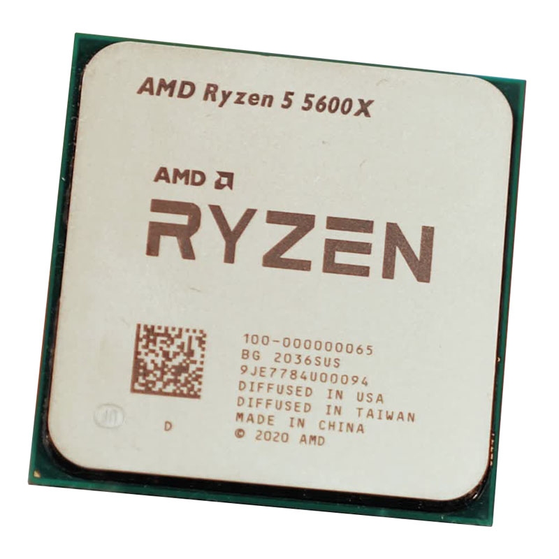 CPU AMD Ryzen 5 5600X  (3.7-4.6GHz, 6C/12T, L2 3MB, L3 32MB, 7nm, 65W), Socket AM4, Tray//  Модель