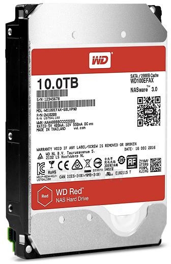 3.5 HDD 10.0TB-SATA- 256MB  Western Digital  Red Plus NAS WD101EFBX