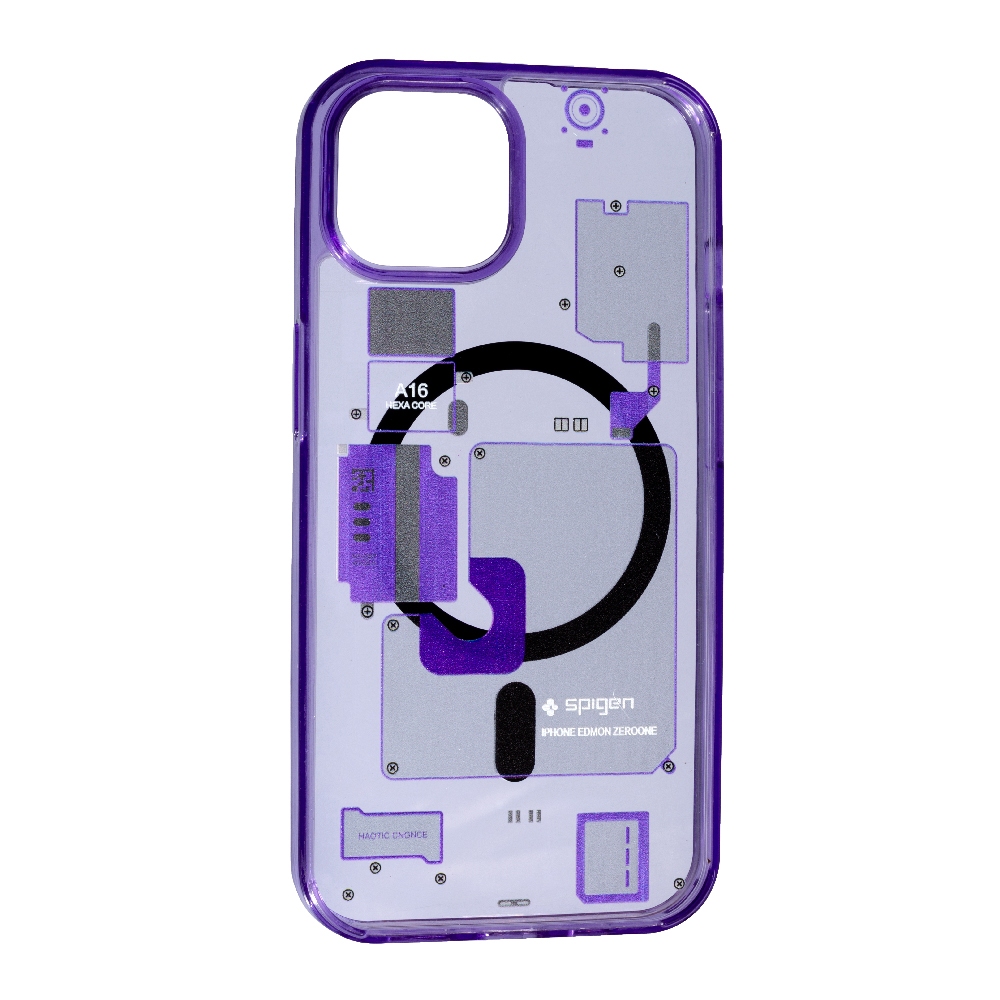 Накладка Spigen MagSafe Diagram Iphone 14  Pro   Violet