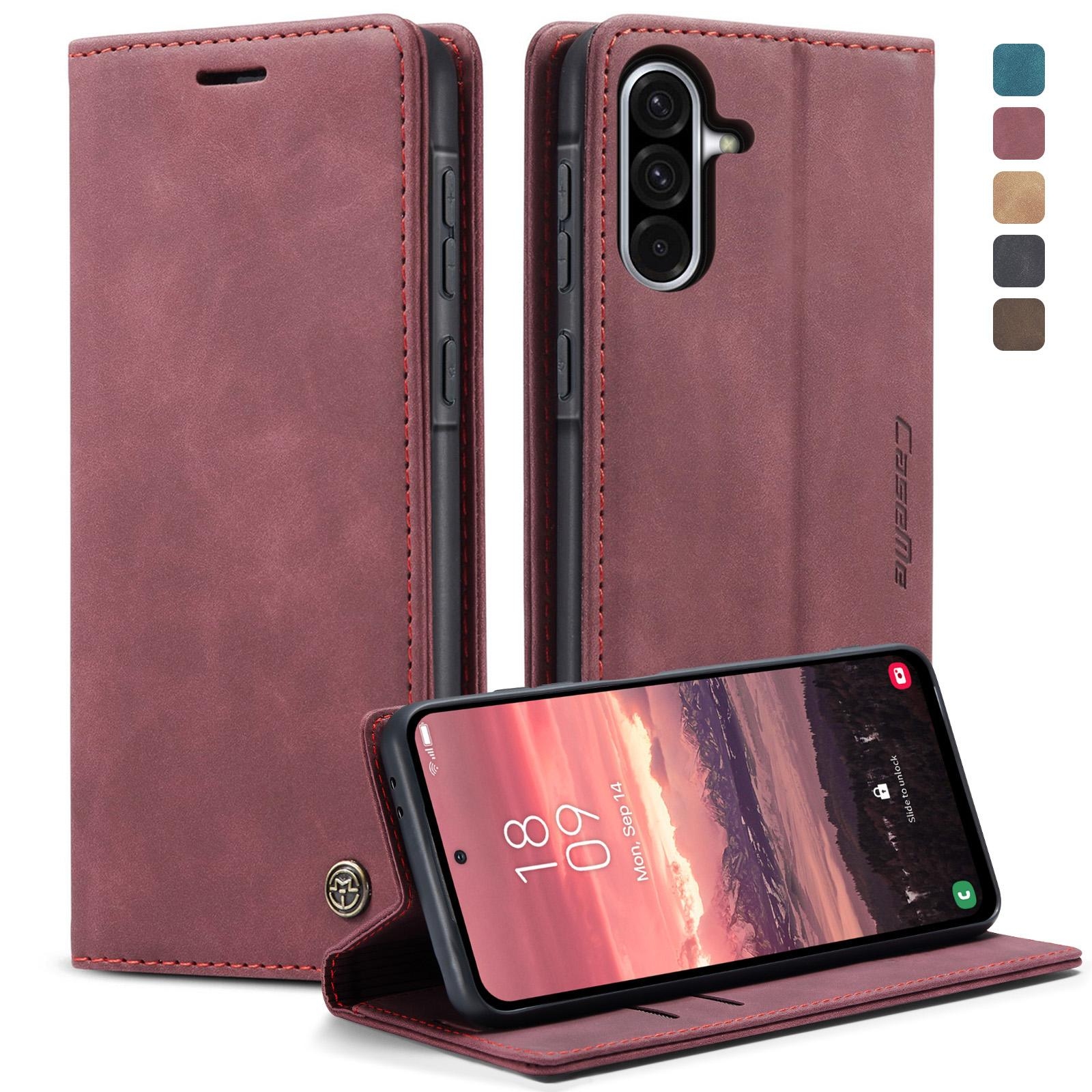 Carte CaseMe 013 Samsung A57 (Wine Red)