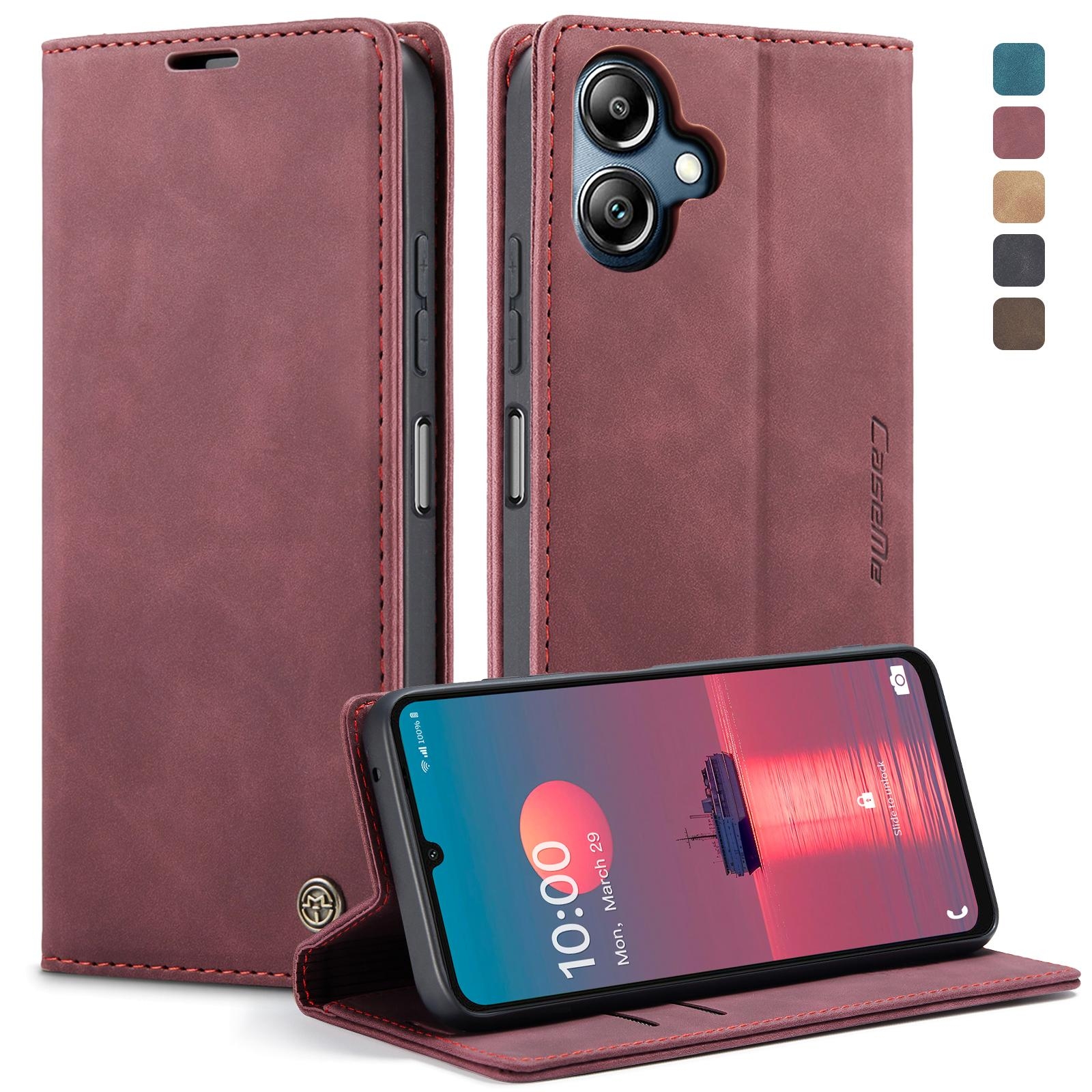 Carte CaseMe 013 Samsung A07/A06 (Wine Red)