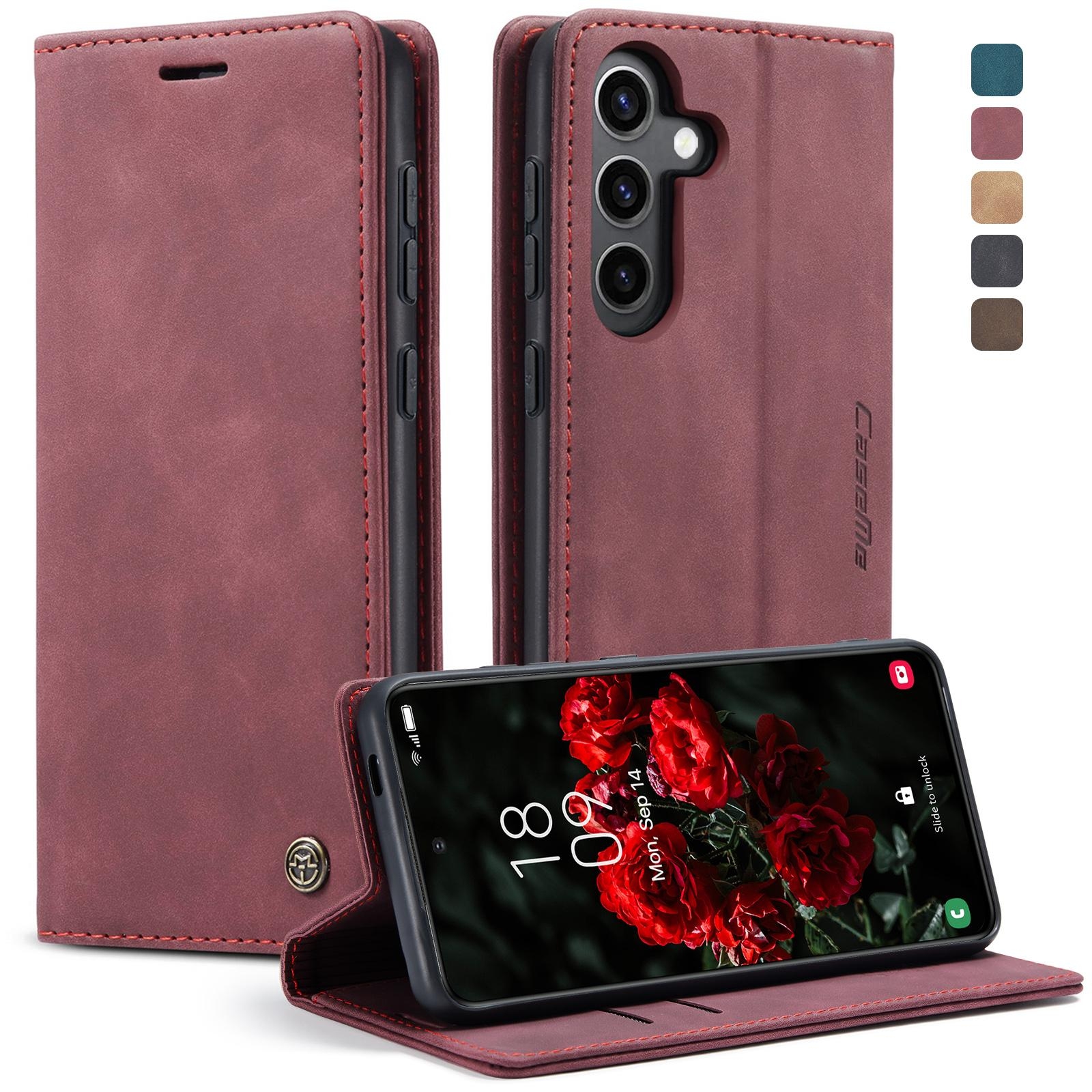 Carte CaseMe 013 Samsung S25 FE (Wine Red)