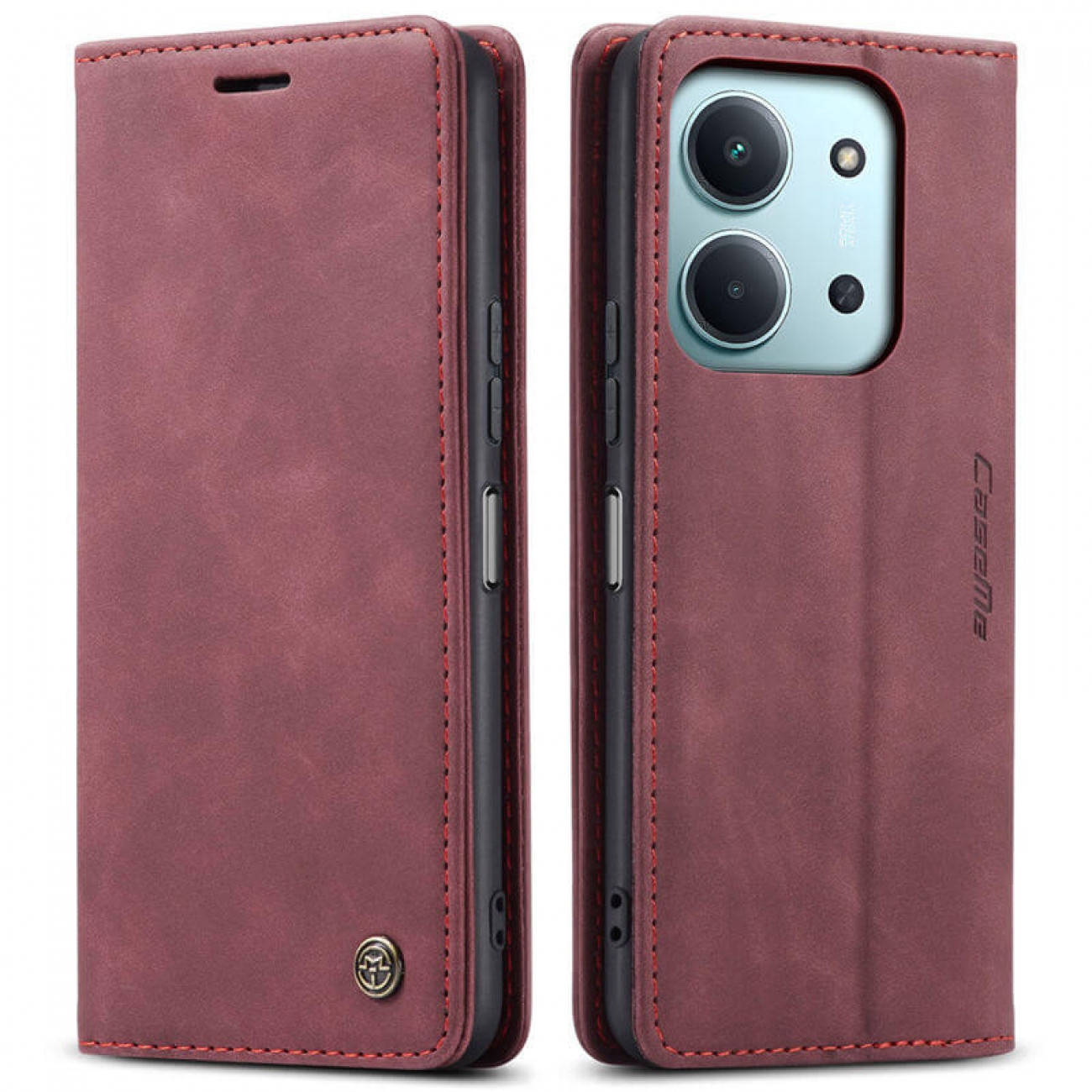 Carte CaseMe 013 Redmi 14C (Wine Red)