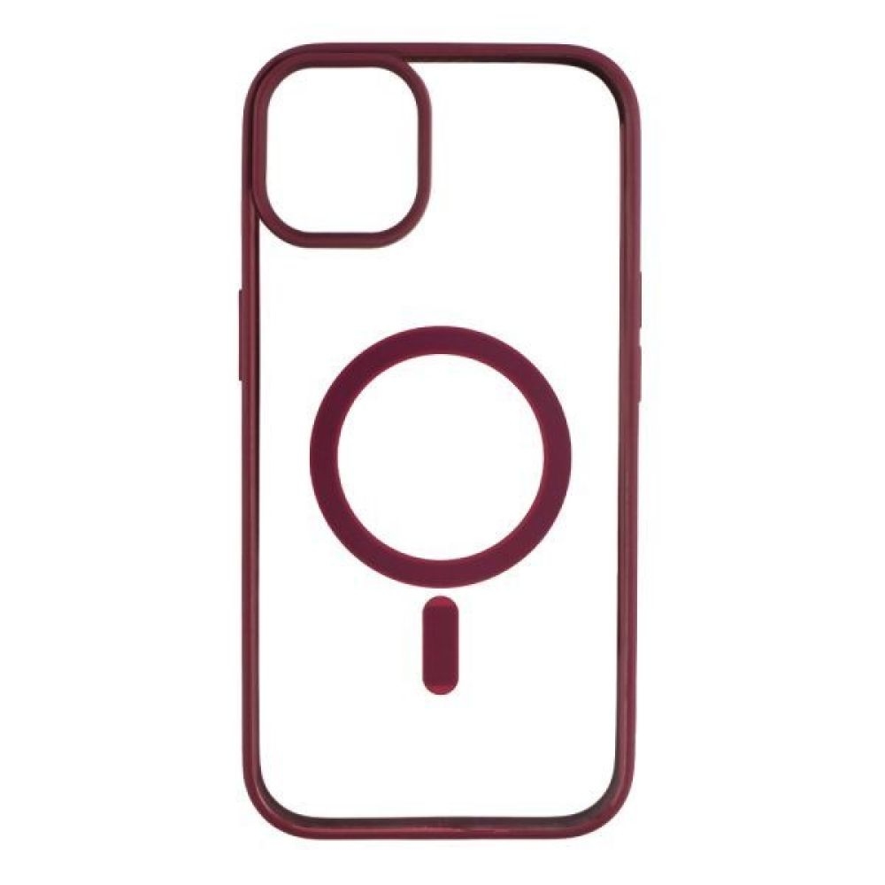Чехол TPU Color with Magsafe для iPhone 14 (07, Bordo)