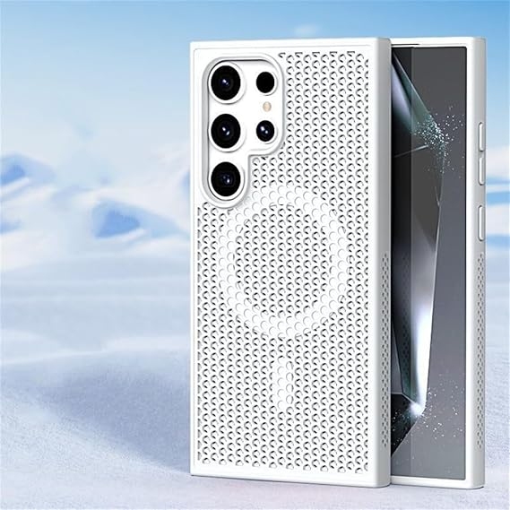 Чехол TPU+PC AeroCool with MagSafe для Samsung S24 5G (S921) (White)