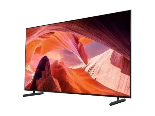 55' LED SMART TV SONY KD55X80LAEP, 4K HDR, 3840x2160, Google TV, Black