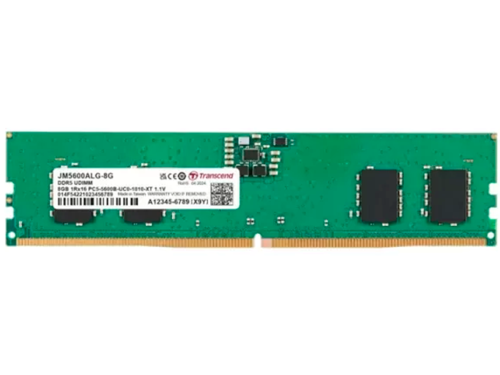 8GB DDR5- 5600MHz  Transcend JetRam (JM5600ALG-8G), (1Gx16)x4, 1Rx16, CL46, 1.1V
