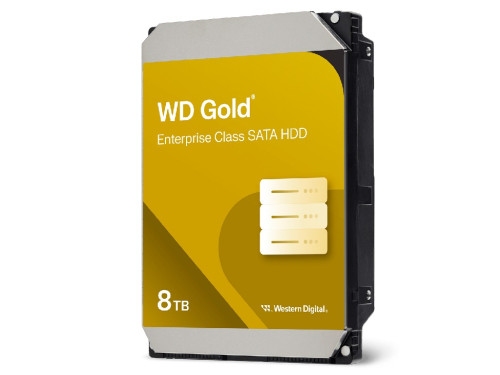 3.5' HDD  8.0TB-SATA-256MB Western Digital 'Gold (WD8005FRYZ)', Enterprise, 24/7, CMR, 7200rpm, 2.0M