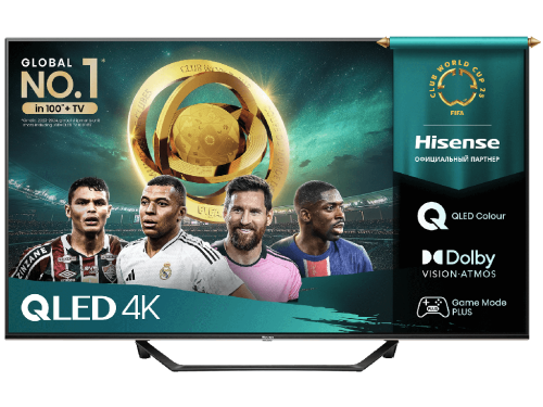 50' LED SMART TV Hisense 50A7Q, QLED, 4K UHD, VIDAA OS, Black