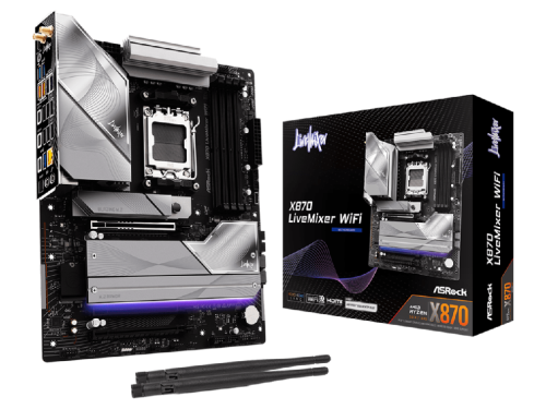MB AM5 ASRock X870 LIVEMIXER WIFI ATX  ATX Socket: AM5
