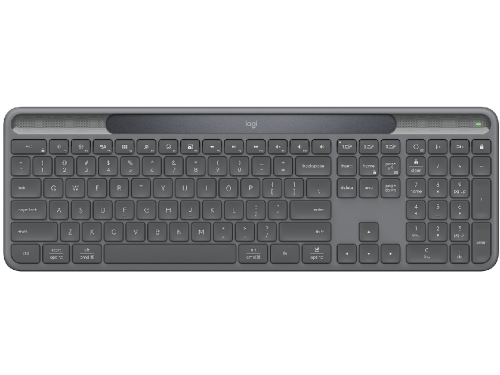 Wireless Keyboard Logitech K980, Ultra thin, Quiet Typing, F-keys, Smart Actions, Flow, Solar+, 2.4G