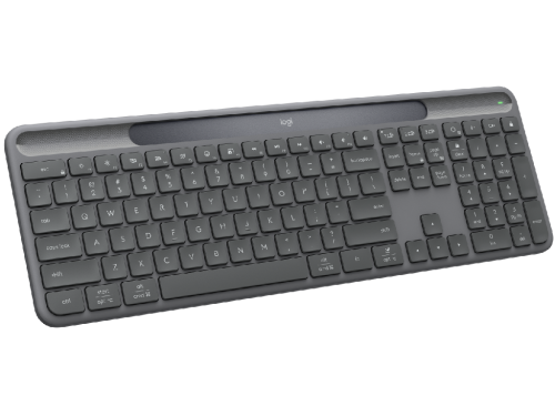 Wireless Keyboard Logitech K980, Ultra thin, Quiet Typing, F-keys, Smart Actions, Flow, Solar+, 2.4G