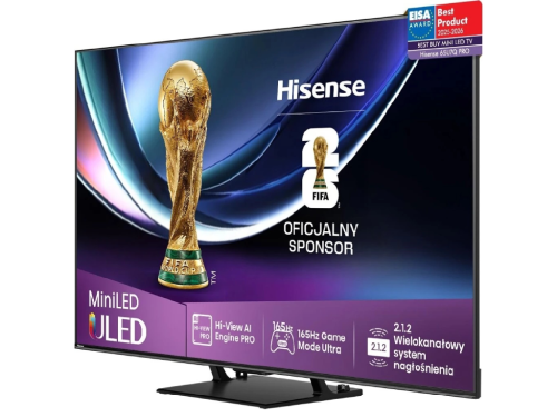 65' LED SMART TV Hisense 65U78Q Pro, MiniLED, 4K UHD VIDAA OS, Black