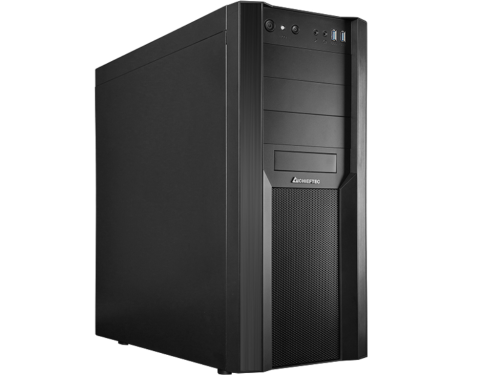 Case ATX Chieftec CW-01B-OP, w/o PSU, 0,7mm, Front Mesh, 2xUSB3.0, 7x3,5',3x5,25', Black
