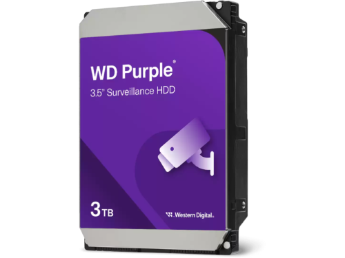 3.5' HDD  3.0TB-SATA-128MB Western Digital 'Purple (WD34PURZ)', Surveillance, CMR