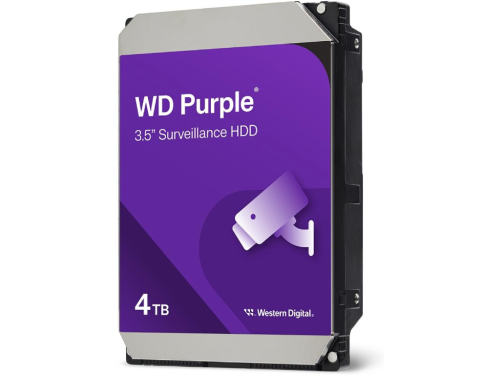 3.5' HDD  4.0TB-SATA- 128MB Western Digital 'Purple (WD44PURZ)', Surveillance, 24/7, CMR, 5400rpm