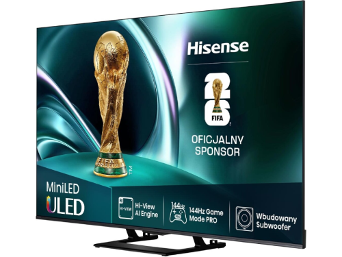 75' LED SMART TV Hisense 75U78Q, Mini LED, 4K UHD, VIDAA OS, Black