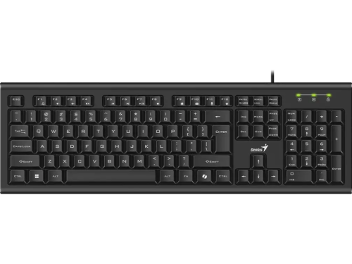 Keyboard Genius KB-117S, Classic, 12 Fn keys, Chocolate low-noise Keycap, Silent , 1.5m