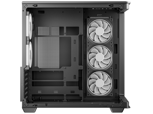 Case ATX Deepcool CG590U 5F, w/o PSU,3x120side 2x120rear ARGB PWM, 2xUSB3.0, 1xTypeC, Curved-Glass