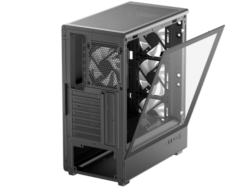 Case ATX Deepcool CC550 4F, w/o PSU, 3x120front 1x120rear ARGB fans, 1xUSB3.0, 1xUSB2.0, 1xTypeC