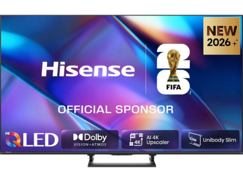 50' LED SMART TV Hisense 50A7S, QLED, 4K UHD, VIDAA OS, Black