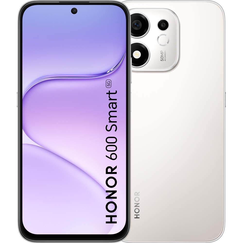 HONOR 600 Smart 5G, 128GB, 4GB RAM, Dual SIM, Meteor Silver