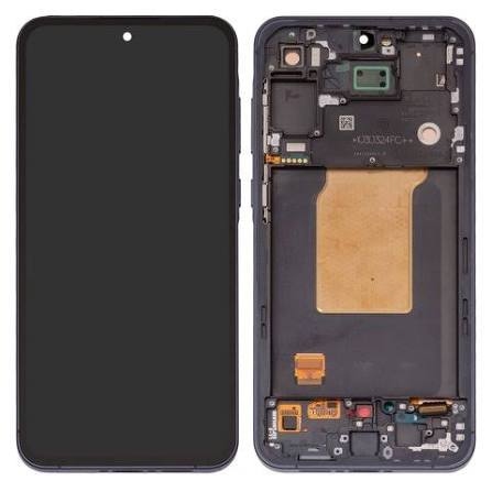 LCD SAMSUNG A55 / A556 BLACK WITH FRAME IPS (KAIKU)
