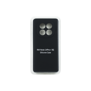 Накладка Full Silicone Case XIAOMI Redmi Note 14 Pro Plus 5G (03 / Black)
