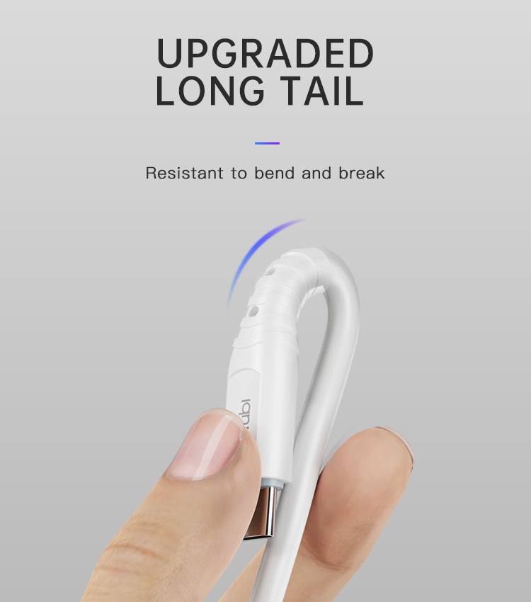 Mietubl Cable 1M Usb-Lightning MTB-DCULF01 Silicon Data cable White