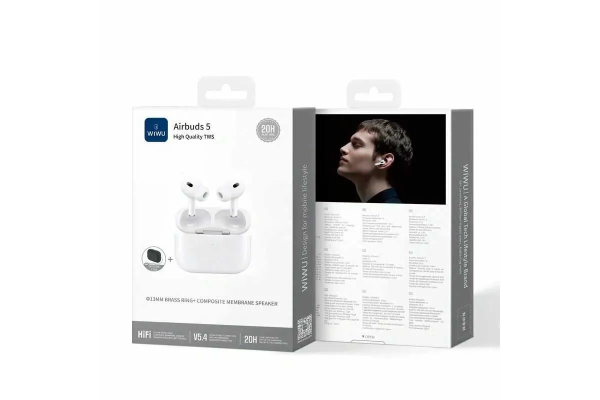 Wiwu Airbuds 5 (4-mic ENC) White