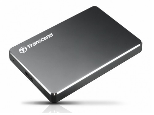 2.0TB (USB3.1) 2.5' Transcend 'StoreJet 25C3', Iron Gray, Ultra-Slim, Aluminum Casing