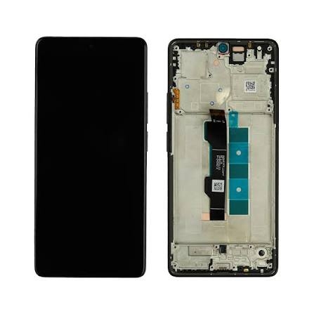 LCD XIAOMI REDMI NOTE 13 PRO (4G) / M6 PRO (4G) BLACK WITH FRAME IPS (KAIKU)