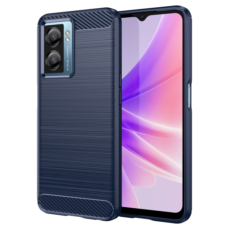 OPPO A57S Brushed Carbon TPU ( Navy)