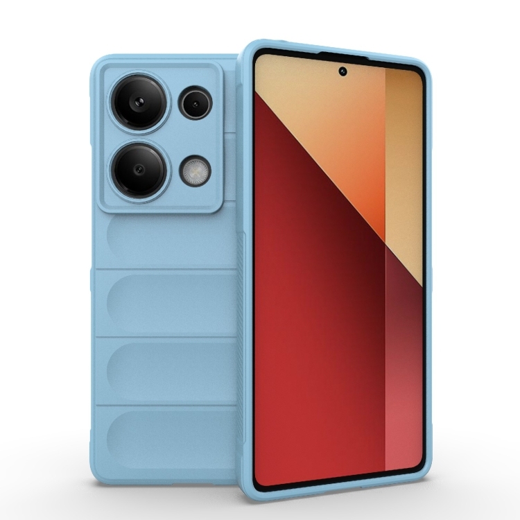 Xiaomi Redmi Note 13 Pro 4G Global Magic Shield + Flannel Husa (Light Blue)