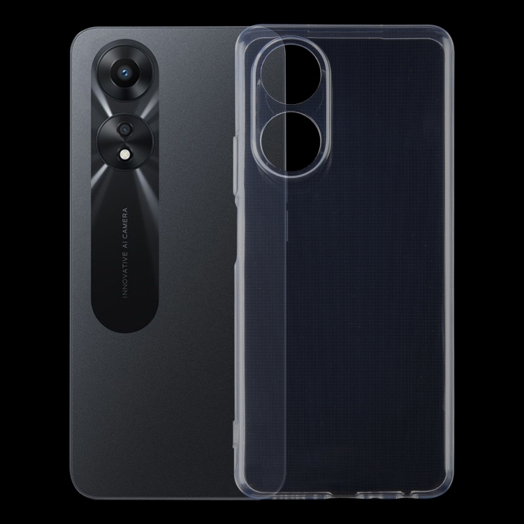 OPPO A58 4G Ultra-thin Transparent TPU Case