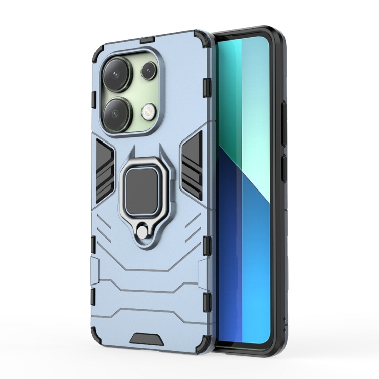 Xiaomi Redmi Note 13 4G Shockproof PC + Holder Husa (Navy Blue)