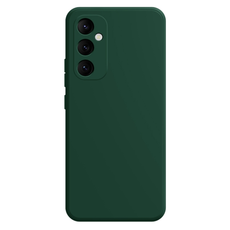Samsung A05S Imitation Liquid Silicone Husa (Dark Green)