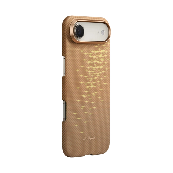 PITAKA Ultra-Slim Case for iPhone 17 Air Golden glint
