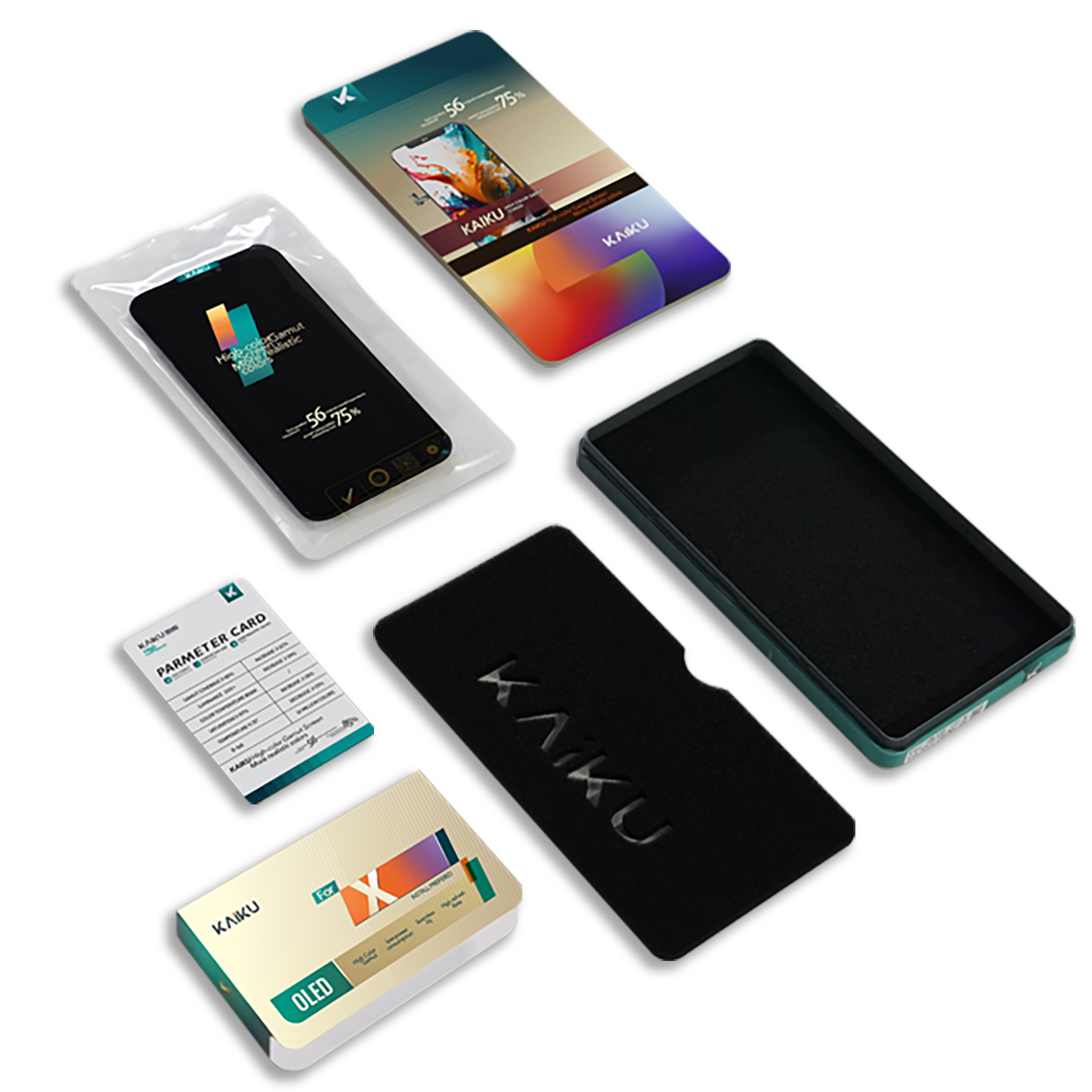 LCD IPHONE 8 BLACK KAIKU STANDART GAMA