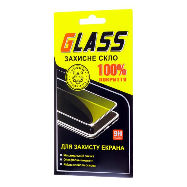 Защитное стекло для Samsung J415  J4 Plus (2018) Full Glue (0.3 мм, 2.5D, чёрное)