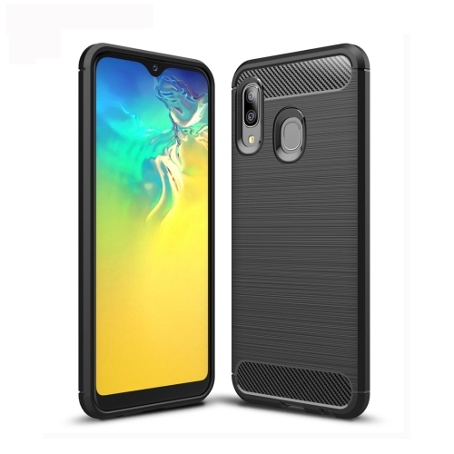 Samsung A20e Brushed Carbon TPU (Black)