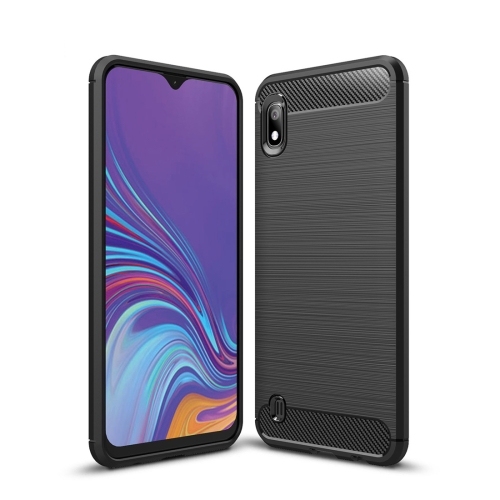 Samsung A10 / M10 Brushed Carbon TPU (Black)