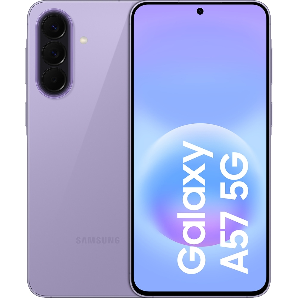 SAMSUNG Galaxy A57 5G, 512GB, 12GB RAM, Dual SIM, Awesome Liliac