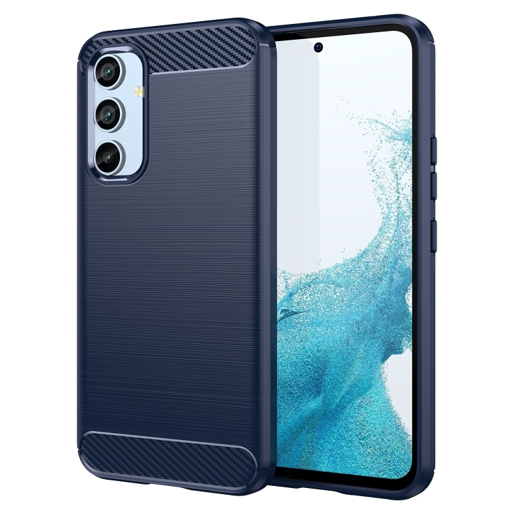 Samsung A54 5G Brushed Carbon TPU (Blue)