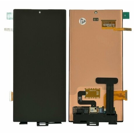 LCD SAMSUNG S22 ULTRA / S908 BLACK N/ F ORIGINAL (SERVICE PACK)